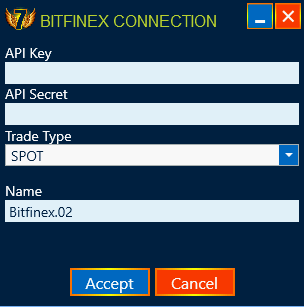 Bitfinex Connector - Westernpips Docs