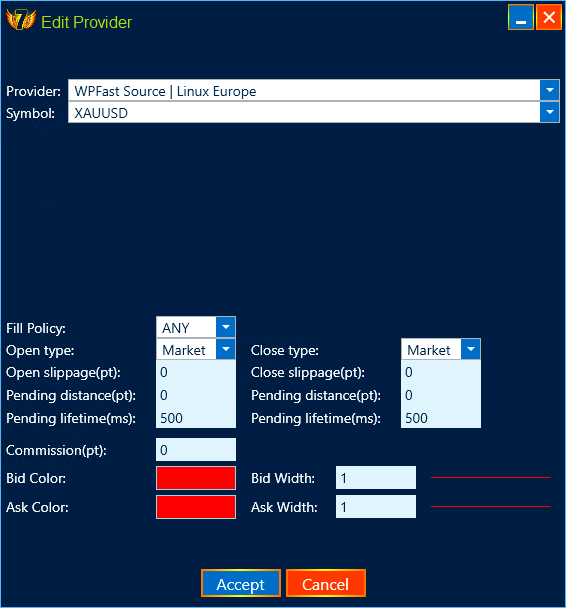 Add/Edit Provider Window Settings - Westernpips Docs
